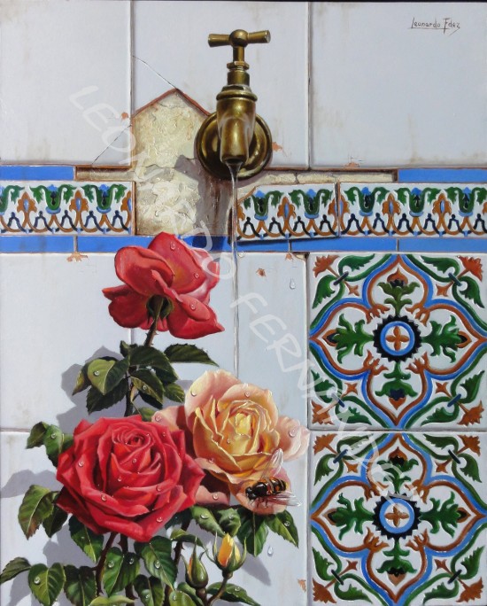 ROSAS CON CERAMICA